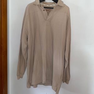 Woolrich Men's Henley Pull Over Long Sleeve shirt size large